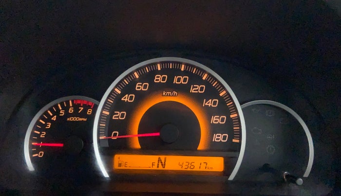 2016 Maruti Wagon R 1.0 VXI AMT, Petrol, Automatic, 43,661 km, Odometer Image