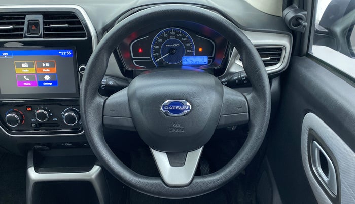 2020 Datsun Redi Go 1.0 T(O) AT, Petrol, Automatic, 10,421 km, Steering Wheel Close Up