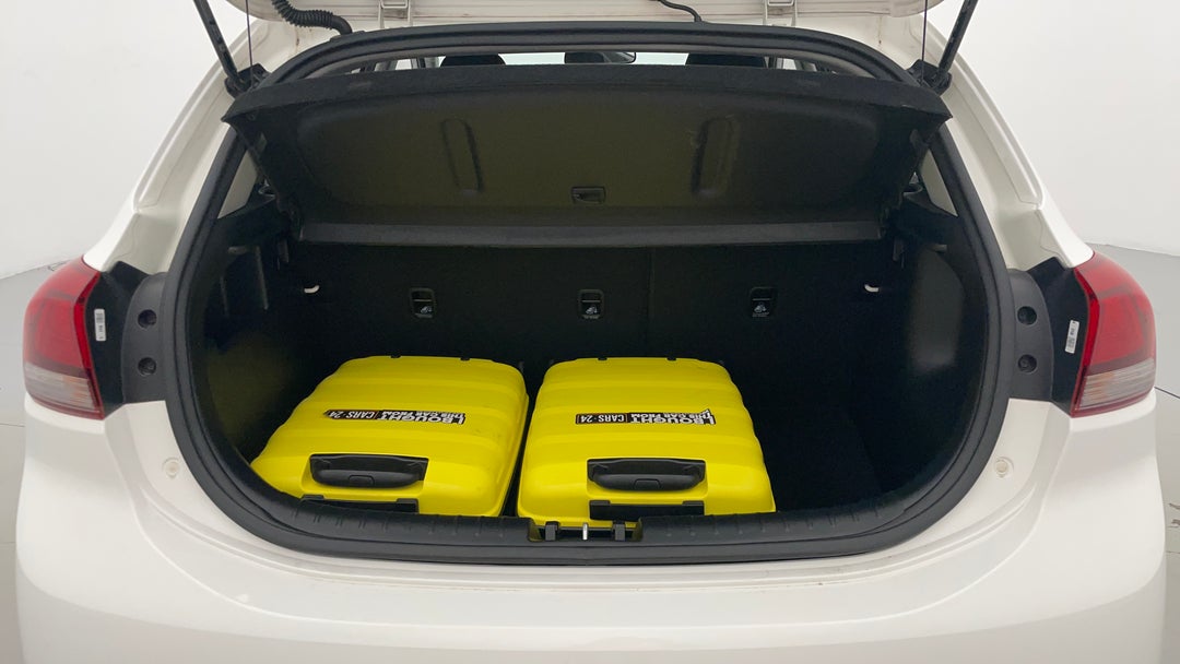 Boot Inside View with Luggage