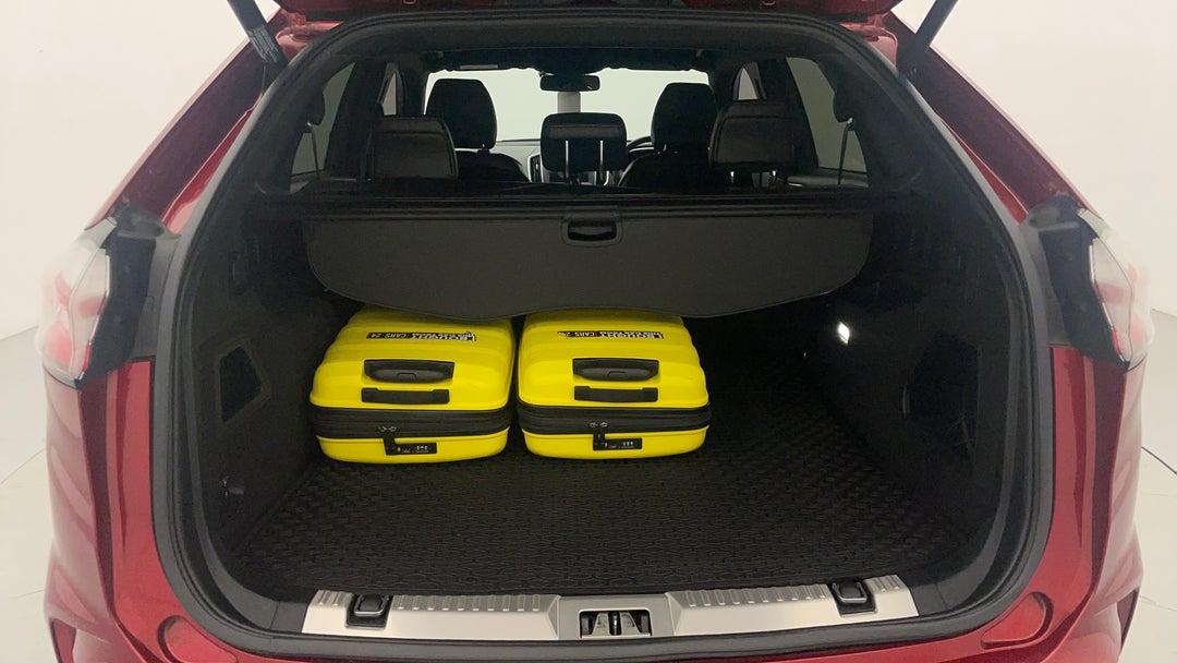 Boot Inside View with Luggage