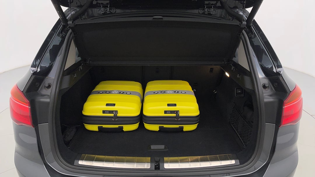 Boot Inside View with Luggage