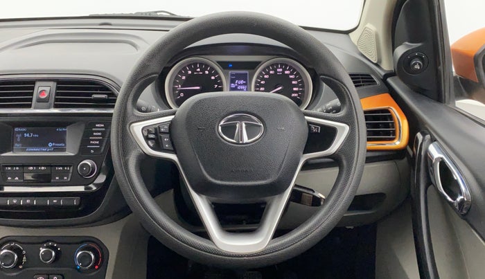 2017 Tata Tiago XZ 1.2 REVOTRON, Petrol, Manual, 11,107 km, Steering Wheel Close Up