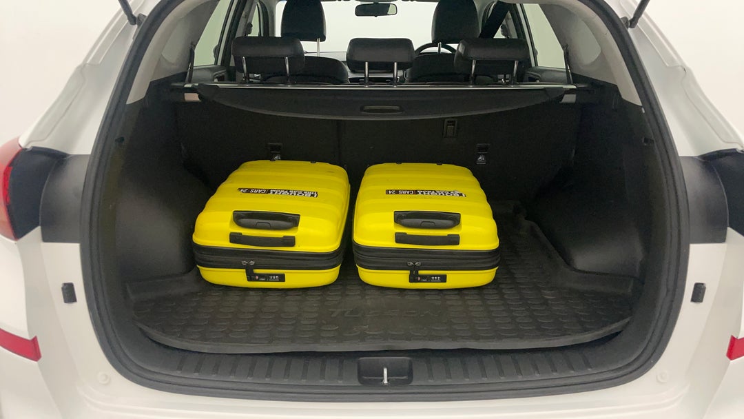 Boot Inside View with Luggage