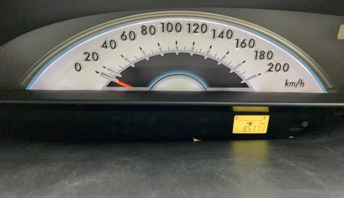 2012 Toyota Etios G, Petrol, Manual, 85,771 km, Odometer Image