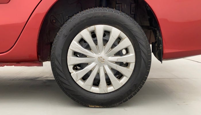 2012 Toyota Etios G, Petrol, Manual, 85,771 km, Left Rear Wheel