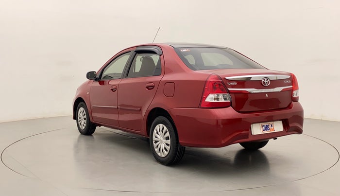 2012 Toyota Etios G, Petrol, Manual, 85,771 km, Left Back Diagonal