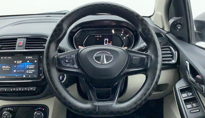 2022 Tata TIGOR XZ PLUS CNG, CNG, Manual, 16,441 km, Steering Wheel Close Up