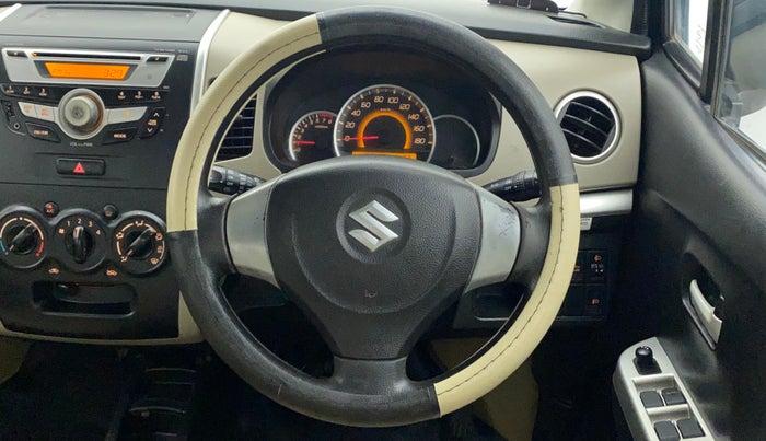 2014 Maruti Wagon R 1.0 VXI, Petrol, Manual, 92,463 km, Steering Wheel Close Up