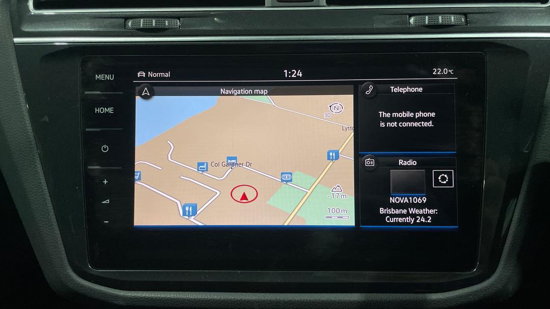 2017 Volkswagen Tiguan 162 Tsi Highline, Automatic, 112800 km, Infotainment System