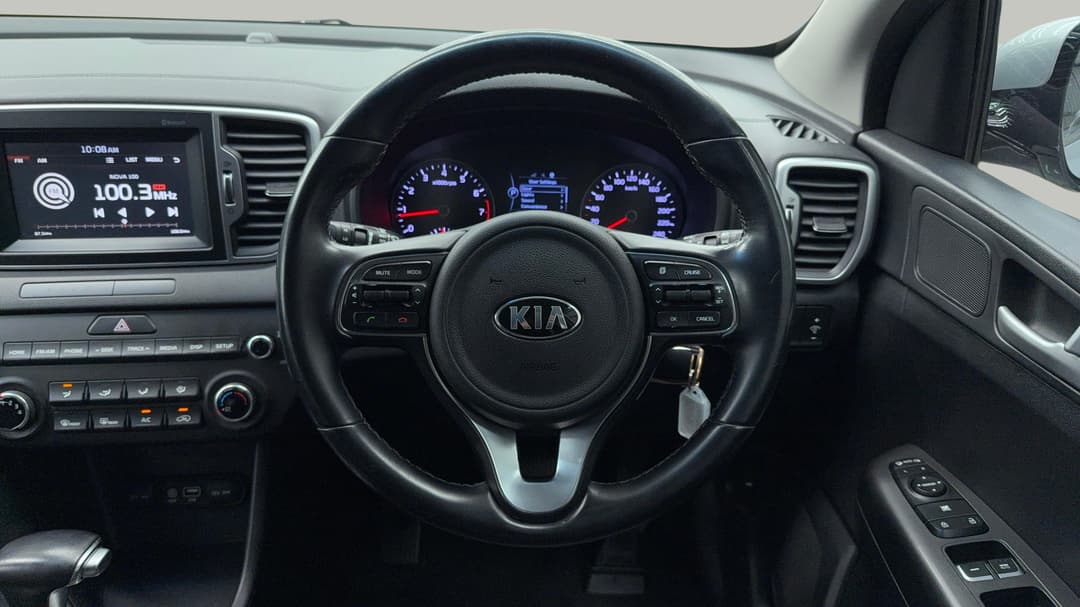 2018 Kia Sportage Si (FWD), Automatic, 175810 km, Steering Wheel Close-up