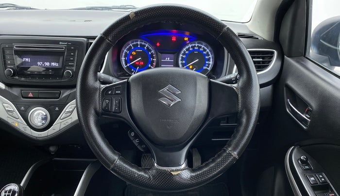 2018 Maruti Baleno DELTA 1.2 K12, Petrol, Manual, 64,211 km, Steering Wheel Close Up