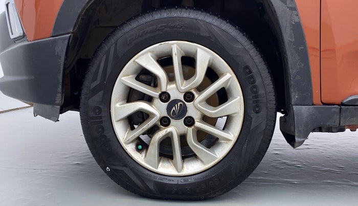 2016 Mahindra Kuv100 K8 5 STR, Petrol, Manual, 1 km, Left Front Wheel