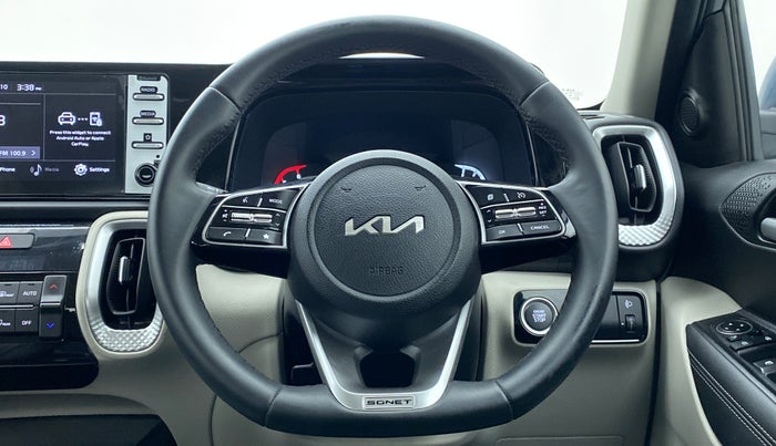 2022 KIA SONET HTX 1.5 DIESEL, Diesel, Manual, 7,970 km, Steering Wheel Close Up