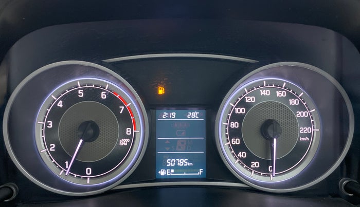2018 Maruti Dzire ZXI, Petrol, Manual, 50,715 km, Odometer Image