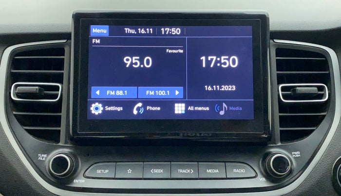 2020 Hyundai Verna SX 1.5 VTVT, Petrol, Manual, 30,138 km, Infotainment System