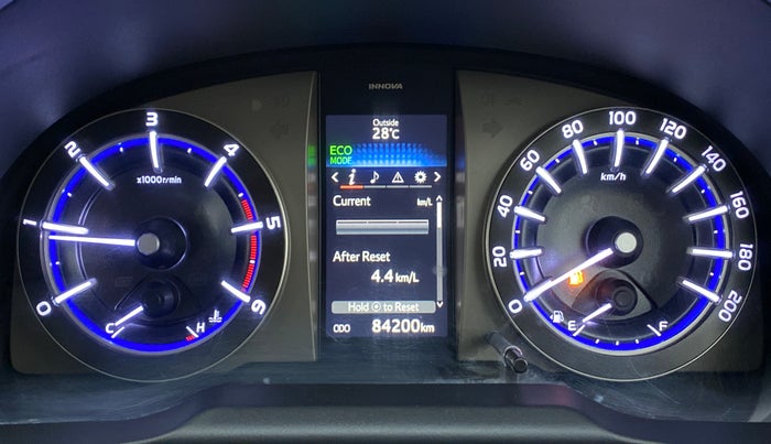 2016 Toyota Innova Crysta 2.4 VX 8 STR, Diesel, Manual, 84,235 km, Odometer Image