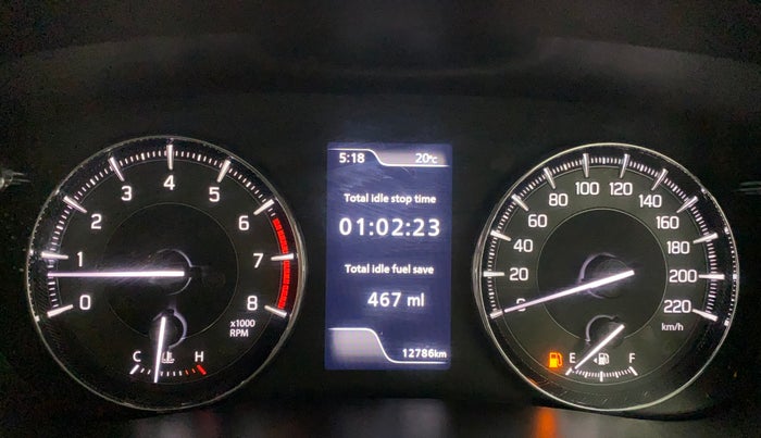 2022 Toyota Glanza V, Petrol, Manual, 12,971 km, Odometer Image