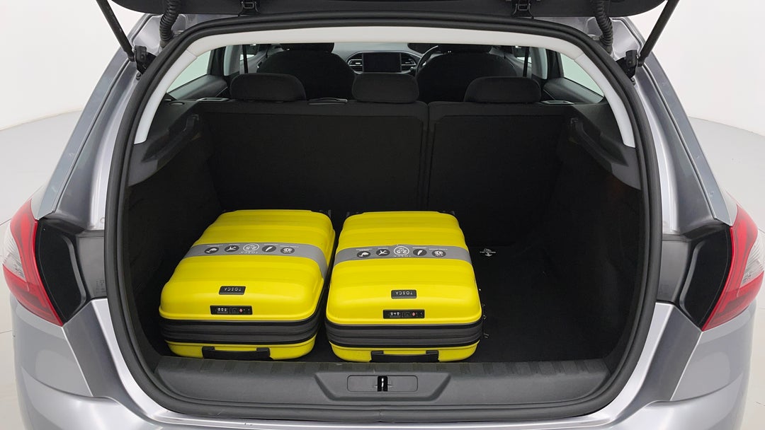 Boot Inside View with Luggage