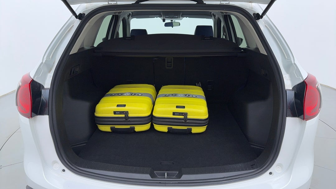 Boot Inside View with Luggage