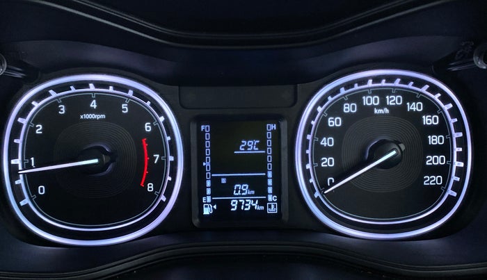 2022 Maruti BREZZA ZXI + SMART HYBRID, Petrol, Manual, 9,771 km, Odometer Image
