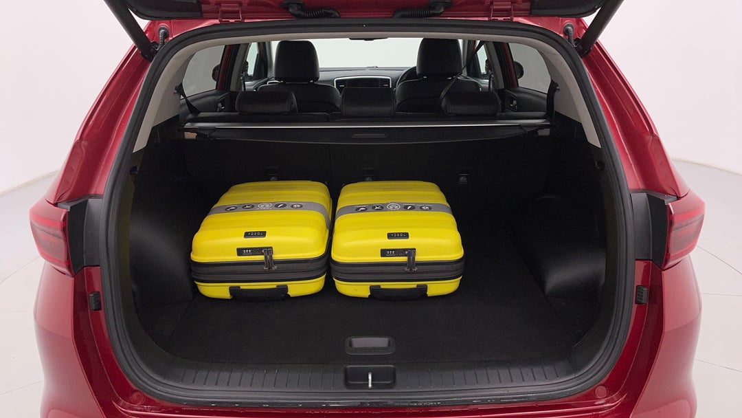 Boot Inside View with Luggage