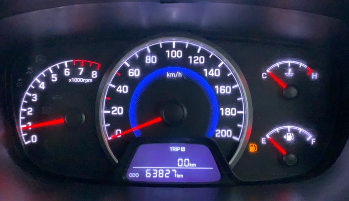 2017 Hyundai Grand i10 Sportz(O) 1.2 MT, Petrol, Manual, 63,901 km, Odometer Image