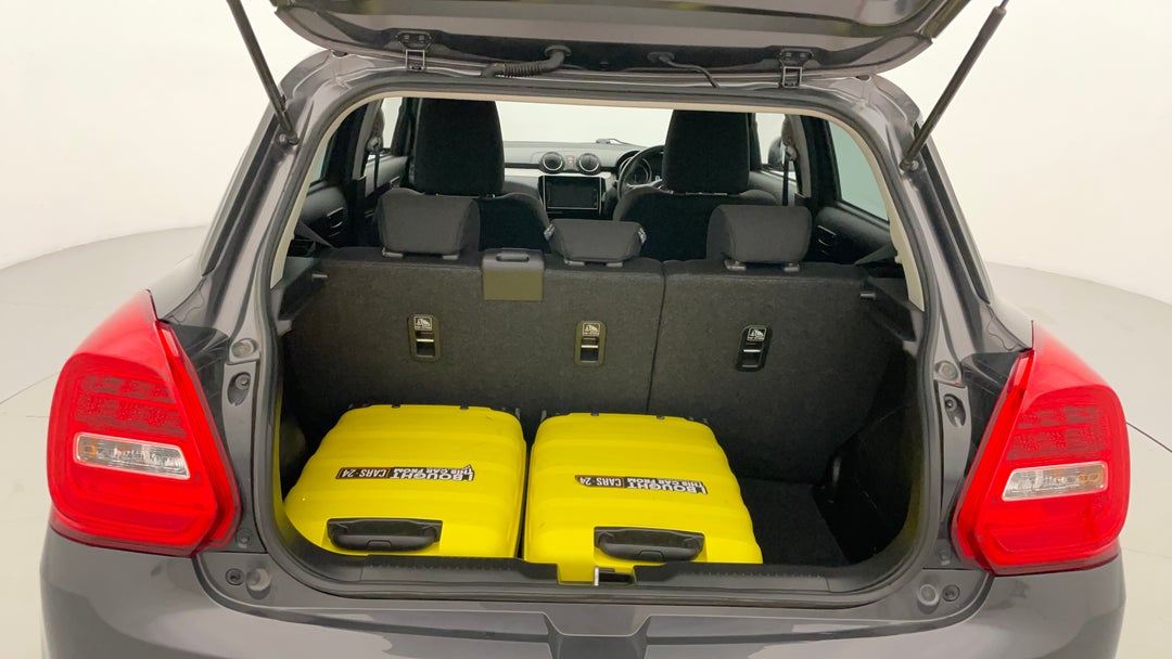 Boot Inside View with Luggage