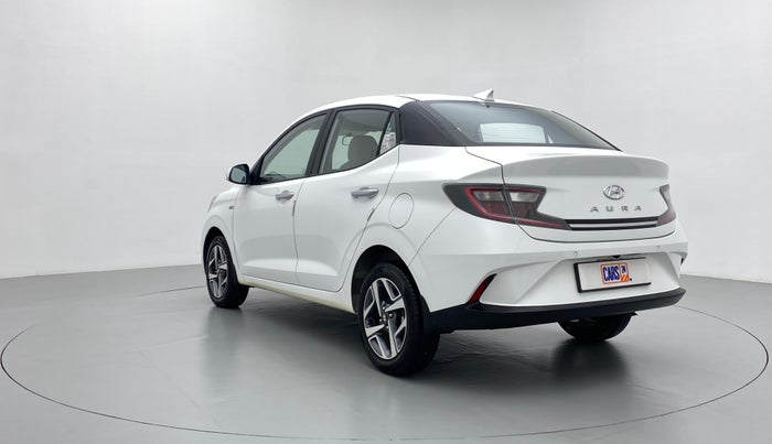 2020 Hyundai AURA SX+ AT 1.2CRDI, Diesel, Automatic, 12,495 km, Left Back Diagonal