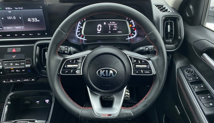 2020 KIA SONET GTX PLUS DCT 1.0, Petrol, Automatic, 10,977 km, Steering Wheel Close Up