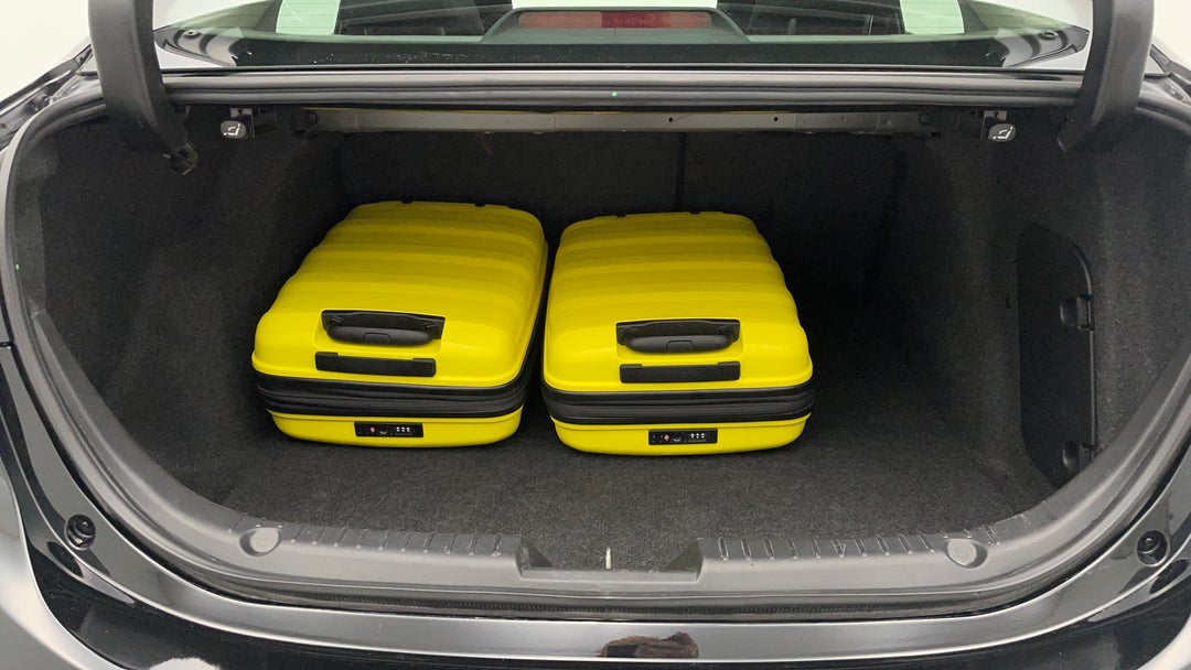 Boot Inside View with Luggage
