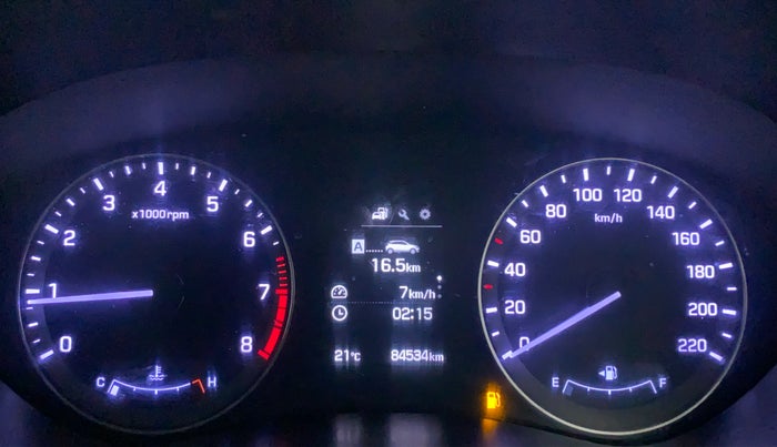 2016 Hyundai Elite i20 ASTA 1.2 (O), Petrol, Manual, 84,825 km, Odometer Image