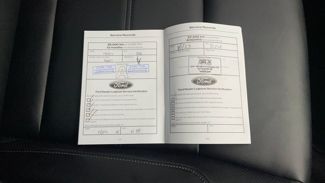 2020 Ford Everest Trend (4wd 7 Seat), Automatic, 31777 km, Service History