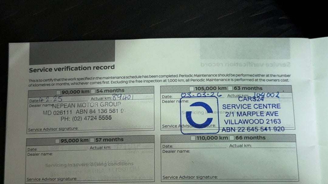 2021 Nissan X-trail St (2WD), Automatic, 104012 km, Service History