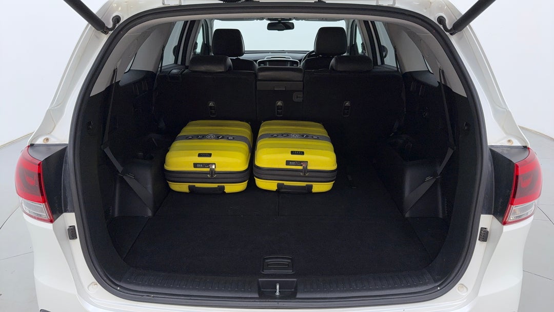 Boot Inside View with Luggage