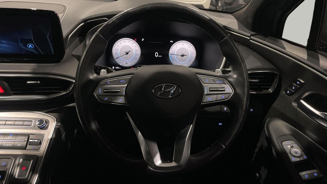 2022 Hyundai Santa Fe Highlander Crdi (AWD), Automatic, 93194 km, Steering Wheel Close-up