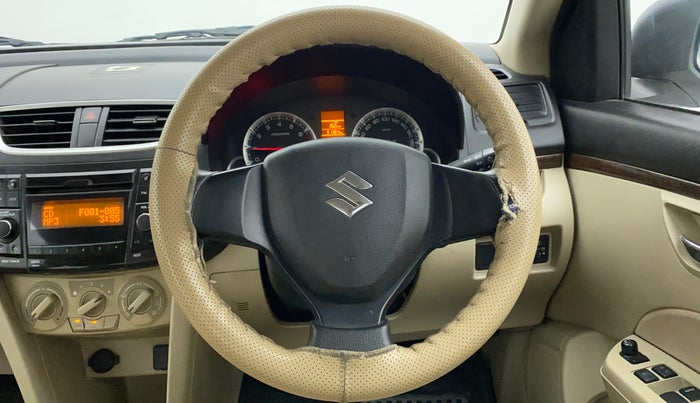 2015 Maruti Swift Dzire VXI, Petrol, Manual, 51,464 km, Steering Wheel Close Up