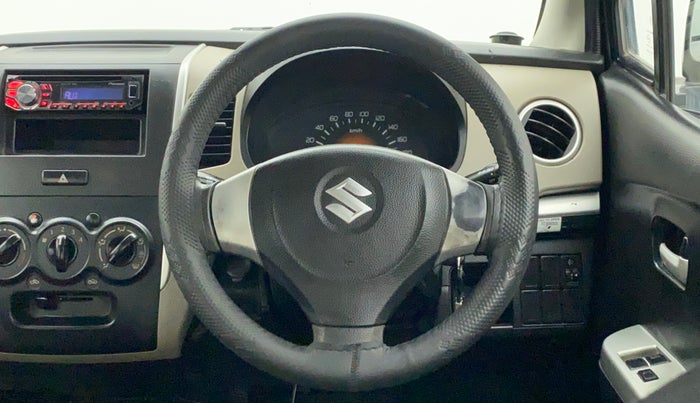 2013 Maruti Wagon R 1.0 LXI, Petrol, Manual, 75,729 km, Steering Wheel Close Up