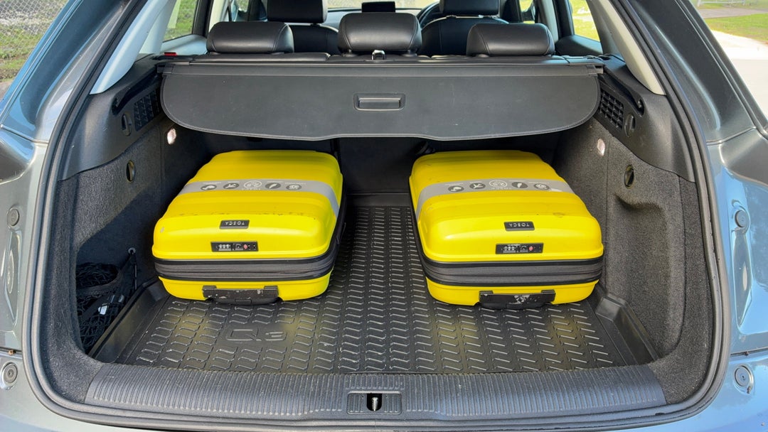 Boot Inside View with Luggage