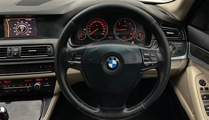 2013 BMW 5 Series 520D 2.0, Diesel, Automatic, 95,714 km, Steering Wheel Close Up