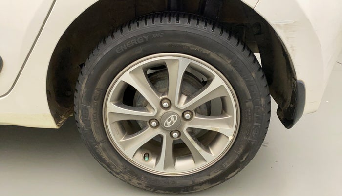 2015 Hyundai Grand i10 ASTA (O) 1.2 KAPPA VTVT, Petrol, Manual, 65,093 km, Left Rear Wheel