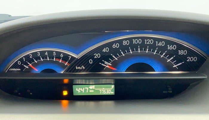 2015 Toyota Etios VX D, Diesel, Manual, 77,865 km, Odometer View