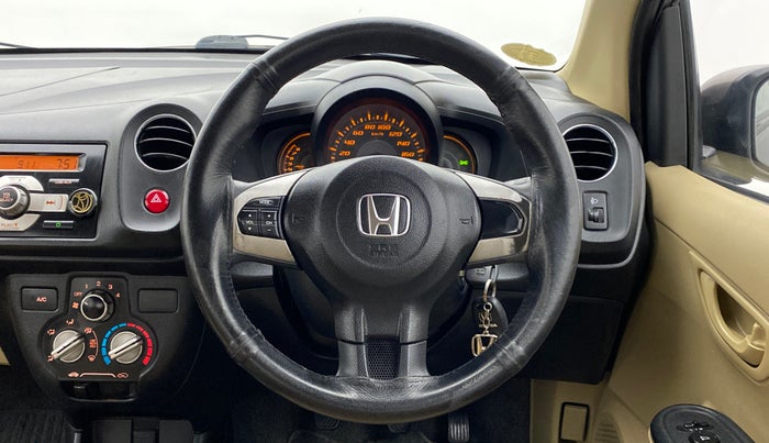 2014 Honda Amaze 1.2 SX MT I VTEC, Petrol, Manual, 93,886 km, Steering Wheel Close Up
