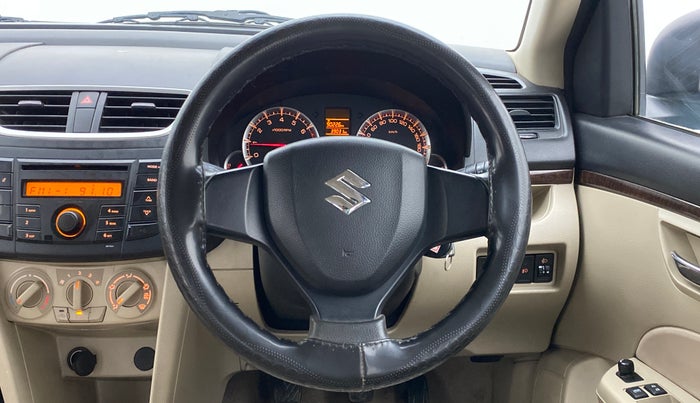 2014 Maruti Swift Dzire VXI, Petrol, Manual, 39,070 km, Steering Wheel Close Up