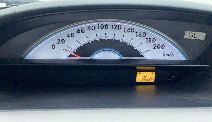 2011 Toyota Etios Liva G, Petrol, Manual, 28,822 km, Odometer Image