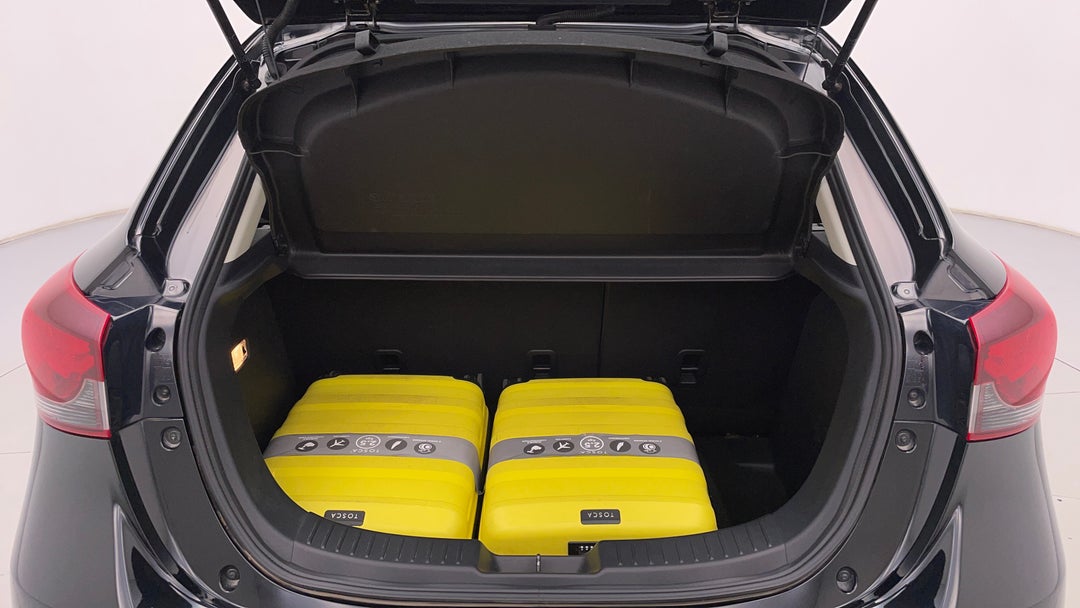 Boot Inside View with Luggage