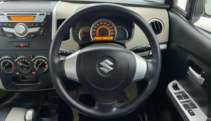 2016 Maruti Wagon R 1.0 VXI AMT, Petrol, Automatic, 14,321 km, Steering Wheel Close Up