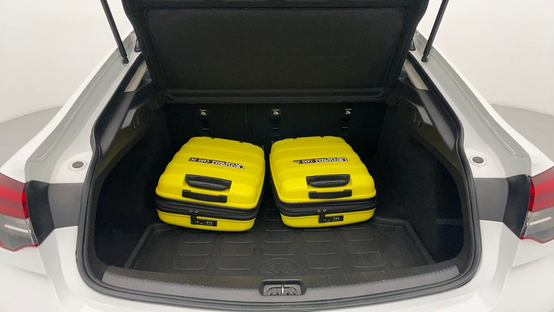 Boot Inside View with Luggage