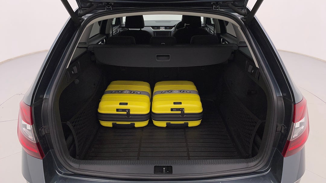 Boot Inside View with Luggage