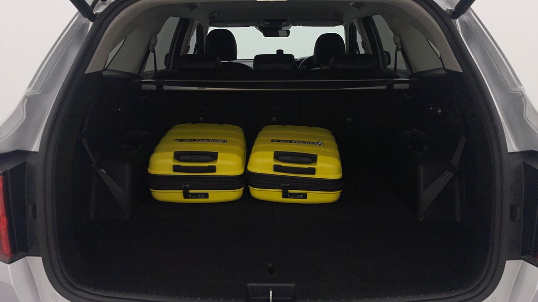 Boot Inside View with Luggage