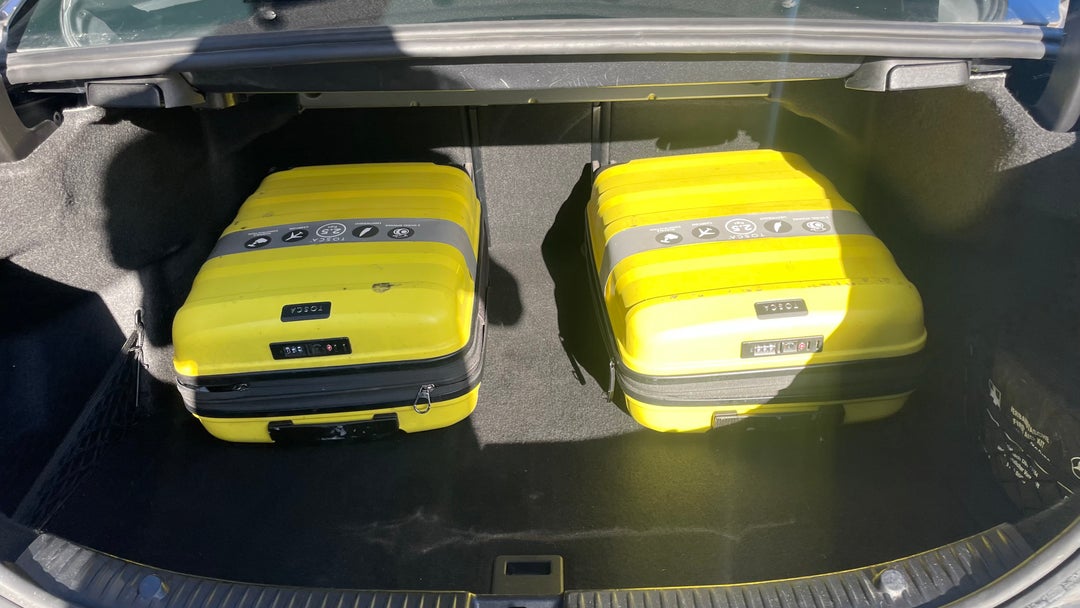 Boot Inside View with Luggage